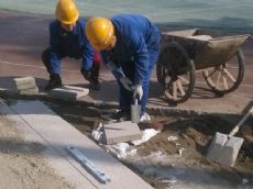 透水砖施工案例